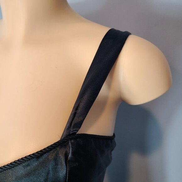 Vtg Cacique Satin Maxi Slip Dress Romantic Whimsigoth Sz Medium New 1920s Y2K - Picture 11 of 11